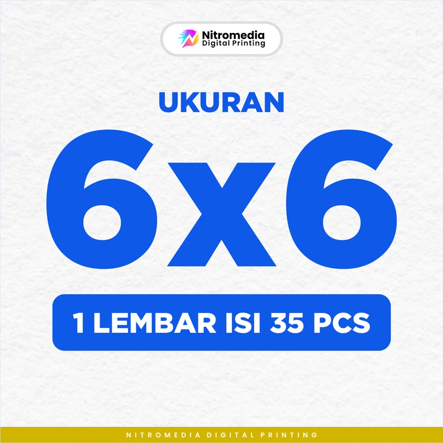 STIKER LEMBARAN A3+